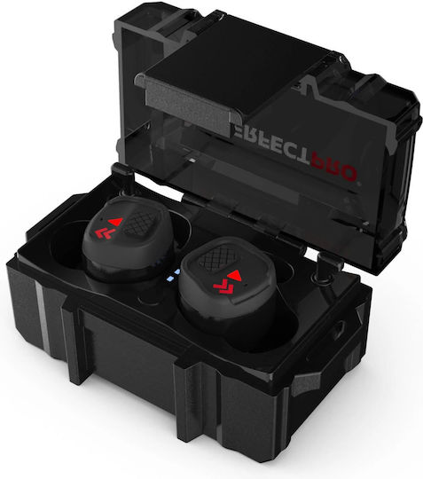 PerfectPro H-10 Earprotection In-ear Bluetooth Handsfree Earphones with Sweat Resistance and Charging Case Black