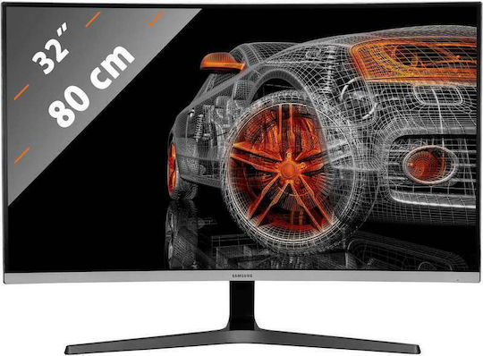 Samsung S32R500 VA Curved Monitor 32" FHD 1920x1080 view 3