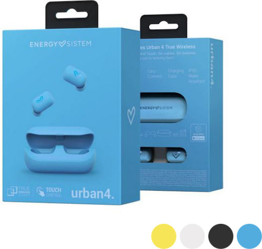 Energy Sistem Urban 4 In-ear Bluetooth Handsfree Earphones with Sweat Resistance and Charging Case Sky view 4