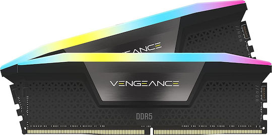 Corsair Vengeance RGB DDR5 32GB RAM with 2x16GB Modules and Speed 5200 for Desktop CMH32GX5M2B5200C40 view 3