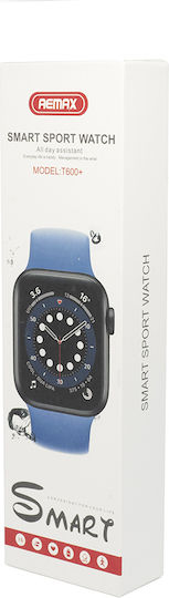 T600+ Smartwatch with Heart Rate Monitor (Black) view 3