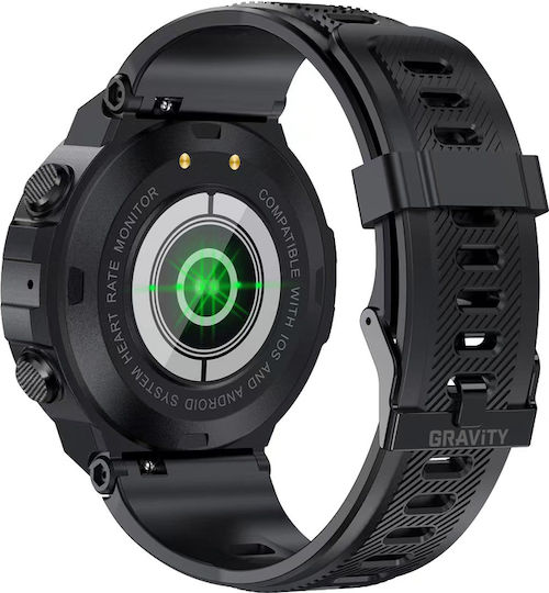 Gravity Digital Battery Watch with Rubber Strap view 2