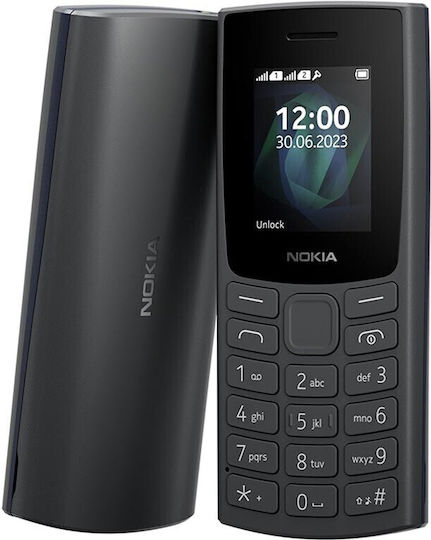 Nokia 105 4G Dual SIM Mobile with Buttons (English Menu) Black view 5