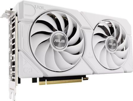 Asus GeForce RTX 4060 Ti 8GB GDDR6 Dual EVO OC White Graphics Card view 2