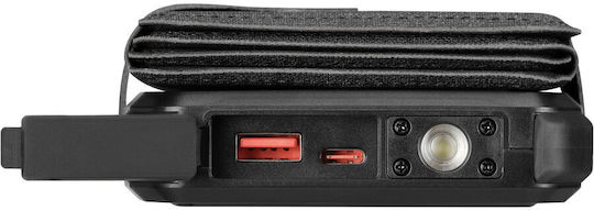 Sandberg 5-Panel Solar Power Bank 10000mAh with USB-A Port and USB-C Port Black vista 5