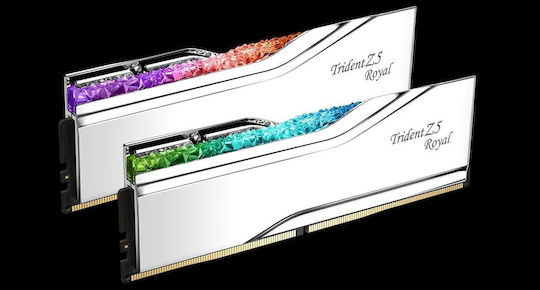G.Skill Trident Z5 Royal DDR5 32GB RAM with 2x16GB Modules and Speed 7200 for Desktop F5-7200J3445G16GX2-TR5S view 3