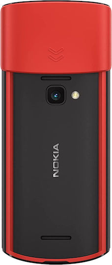 Nokia 5710 XpressAudio Dual SIM Mobile with Buttons Black/Red view 2