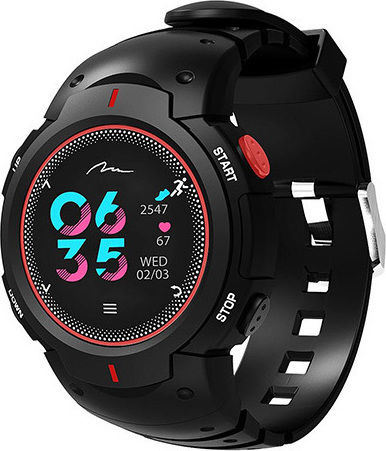 Media-Tech X-Fit Smartwatch with Heart Rate Monitor (Red)