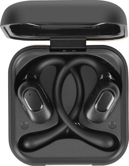 LinQ H700 Open Ear Bluetooth Handsfree Earphones with Charging Case Black vue 5