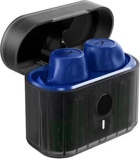 HyperX Cirro In-ear Bluetooth Handsfree Earphones with Sweat Resistance and Charging Case Blue view 1