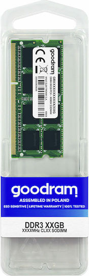 GoodRAM DDR3 with Module 1x4GB and Speed 1333 for Laptop GR1333S364L9S/4G vista 2