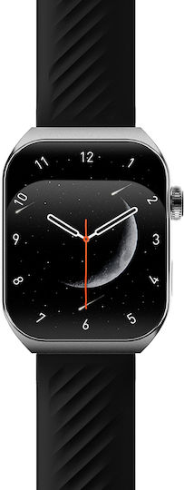 QCY GS S5 Aluminium Smartwatch with eSIM and Heart Rate Monitor (Black) view 6