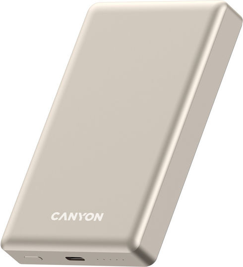 Canyon OnPower 510 MagSafe 10000mAh 20W with USB-C Port Power Delivery Beige view 2