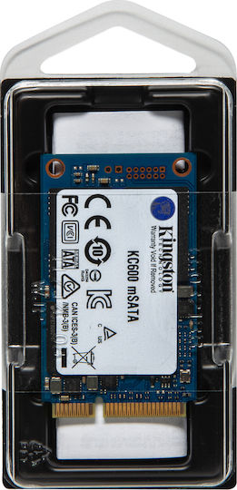 Kingston KC600 SSD 256GB mSATA Type with SATA III Connection SKC600MS/256G view 4