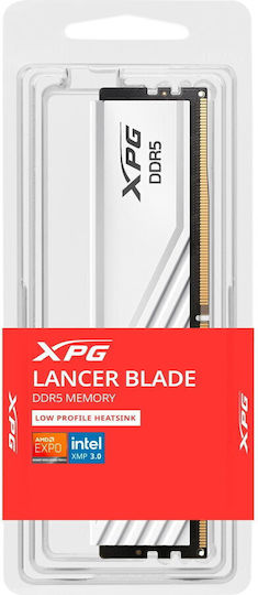 Adata Lancer Blade DDR5 Memory with 1x16GB Module and Speed 6400 for Desktop AX5U6400C3216G-SLABWH view 3