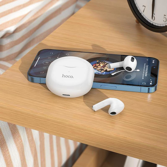 Hoco EW35 Earbud Bluetooth Handsfree Earphones with Charging Case White view 5