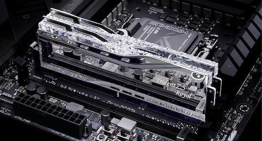 G.Skill Trident Z5 Royal DDR5 32GB RAM with 2x16GB Modules and Speed 6000 for Desktop F5-6000J2836G16GX2-TR5S vue 5