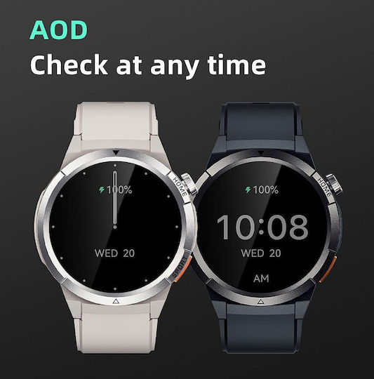 QCY Active GX Watch S12 Aluminium 47mm with Heart Rate Monitor (Black) view 4