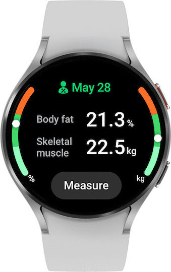 Samsung Galaxy Watch4 Aluminium 44mm Waterproof with Heart Rate Monitor (Silver) view 8