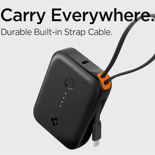 Spigen EA3010BT Power Bank 10000mAh 30W with USB-A Port and USB-C Port Black view 3