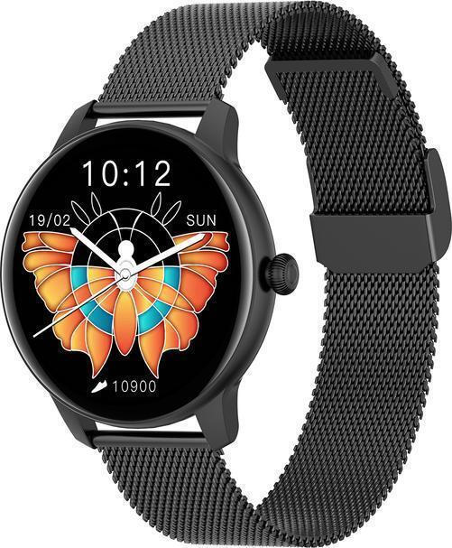 Gino Rossi SW020-2 Smartwatch with Heart Rate Monitor (Black) view 2