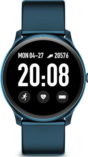 KW19 Smartwatch with Heart Rate Monitor (Blue)