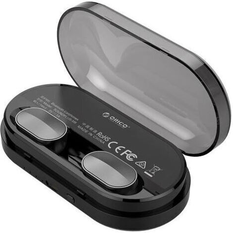 Orico SoundPlus M8 In-ear Bluetooth Handsfree Earphones with Charging Case Black view 1