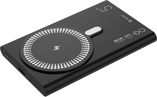 Tracer AirMag2 MagSafe Power Bank 5000mAh with USB-C Port Black view 1
