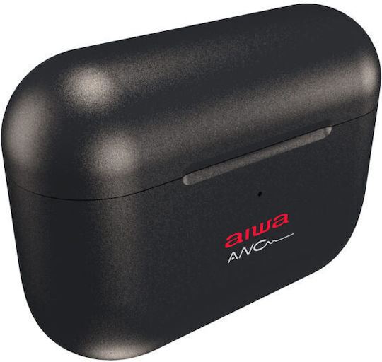 Aiwa EBTW-888ANC Earbud Bluetooth Handsfree Earphones with Charging Case Black view 9