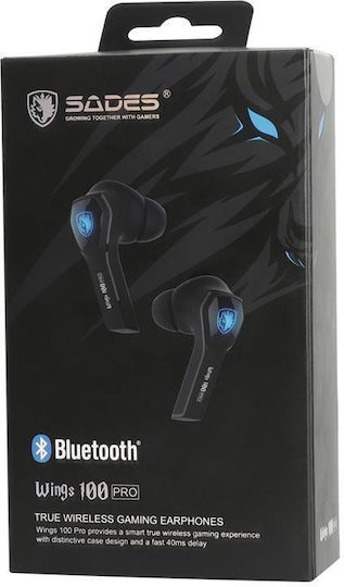 Sades Wings 100 Pro In-ear Bluetooth Handsfree Earphones with Charging Case Black vue 5