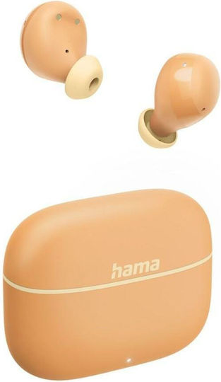 HAMA Freedom Buddy II In-ear Bluetooth Handsfree Earphones Orange view 1