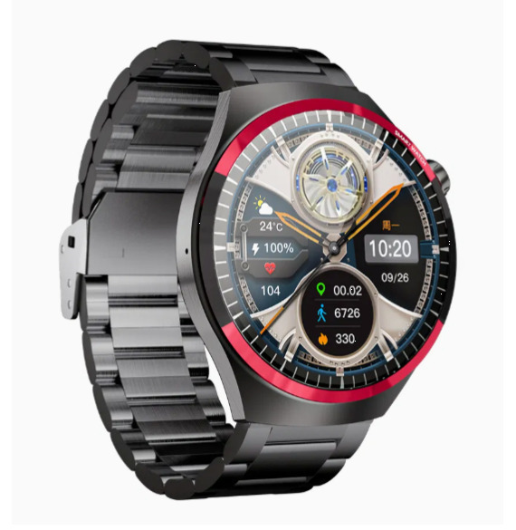 Andowl H1 Smartwatch with Heart Rate Monitor (Black)