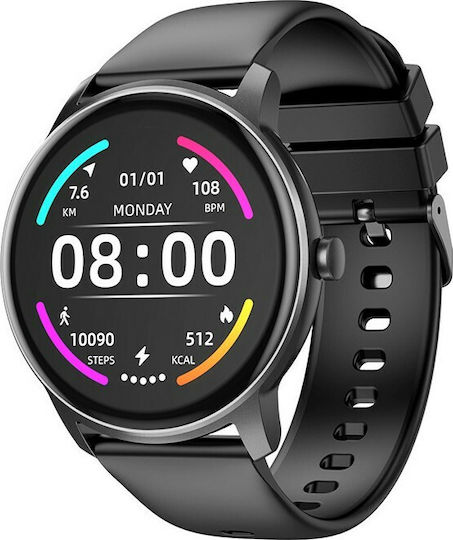 Hoco Y4 Smartwatch with Heart Rate Monitor (Black)