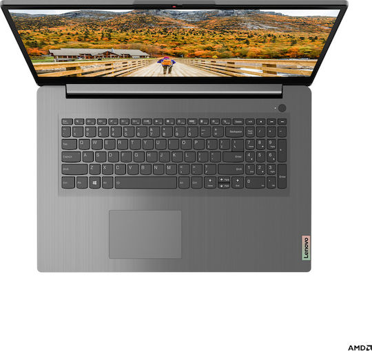Lenovo IdeaPad 3 17ALC6 17.3" FHD (Ryzen 7-5700U/12GB/512GB SSD/W11 Home) Arctic Grey (FR Keyboard) view 3