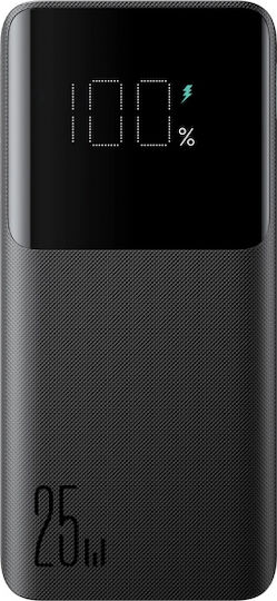 Joyroom JR-PBF20 Power Bank 10000mAh 25W with 2 USB-A Ports and USB-C Port Power Delivery Black view 4