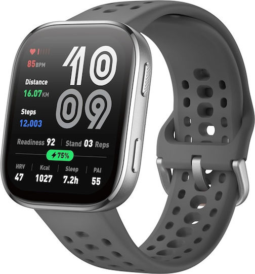 Amazfit Bip 6 46mm Waterproof Smartwatch with Heart Rate Monitor (Charcoal) view 2