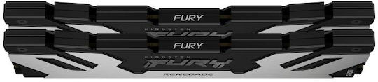 Kingston Fury Renegade Silver DDR5 32GB RAM with 2x16GB Modules and Speed 7200 for Desktop KF572C38RSK2-32 view 4