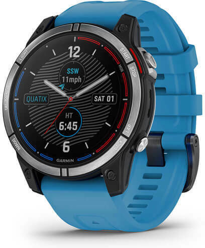Garmin Quatix 7 Stainless Steel 47mm Waterproof Smartwatch with Heart Rate Monitor (Marine) view 1