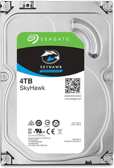 Seagate Skyhawk +Rescue 4TB HDD Hard Drive 3.5" SATA III with 256MB Cache for Recorder ST4000VX016 vue 3