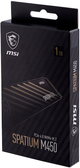 MSI Spatium M450 SSD 1TB M.2 Type with PCI Express 4.0 Connection S78-440L920-P83 view 4