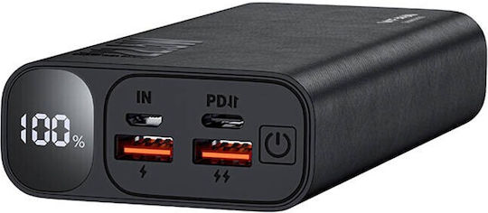Vipfan F07 Power Bank 20000mAh 22.5W with 2 USB-A Ports Power Delivery Black view 3