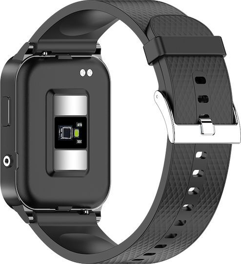 iSEN Ep03 Smartwatch with Heart Rate Monitor (Black) view 4