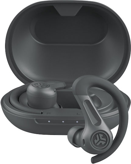 Jlab JBuds Sport ANC 4 Bluetooth Handsfree Earphones with Sweat Resistance and Charging Case Graphite