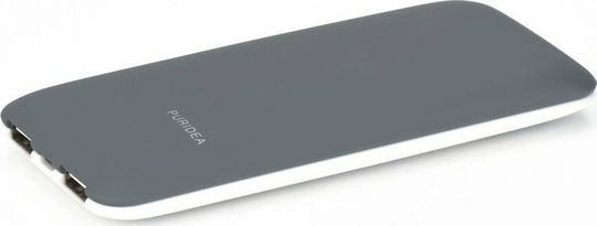 Puridea S5 Power Bank 7000mAh with 2 USB-A Ports Gray view 2
