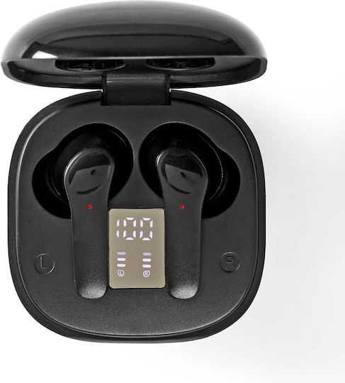 Nedis In-ear Bluetooth Handsfree Earphones with Charging Case Black view 1