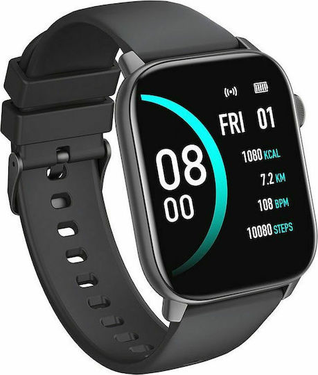 Hoco Y3 Smartwatch with Heart Rate Monitor (Black) vista 4