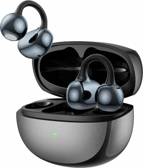 Wiwu Ai306 Open Ear Bluetooth Handsfree Headphones with Charging Case Black