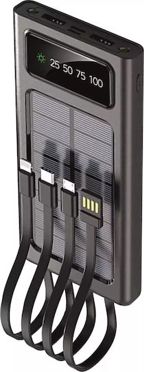 2GO Power Bank 10000mAh with 2 USB-A Ports Black