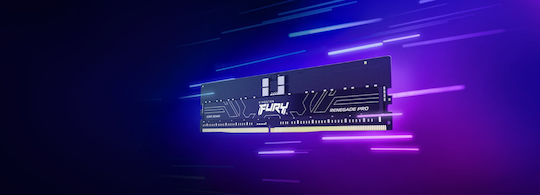 Kingston Fury Renegade Pro DDR5 128GB RAM with 4x32GB Modules and Speed 6400 for Desktop KF564R32RBE2K4-128 view 7