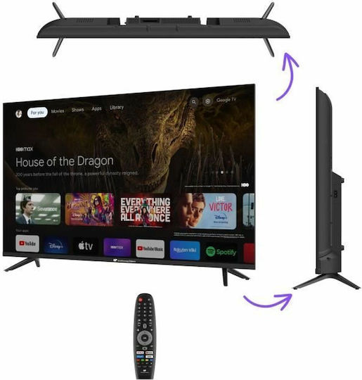 Continental Edison Smart Television 43" 4K UHD QLED CELED43SGQLD24B6 HDR (2024) view 6